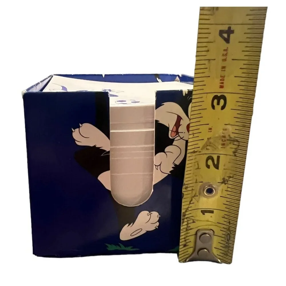 Vintage Warner Bros Sylvester The Cat Memo Pad Box 1993 Office Desk Collectibles